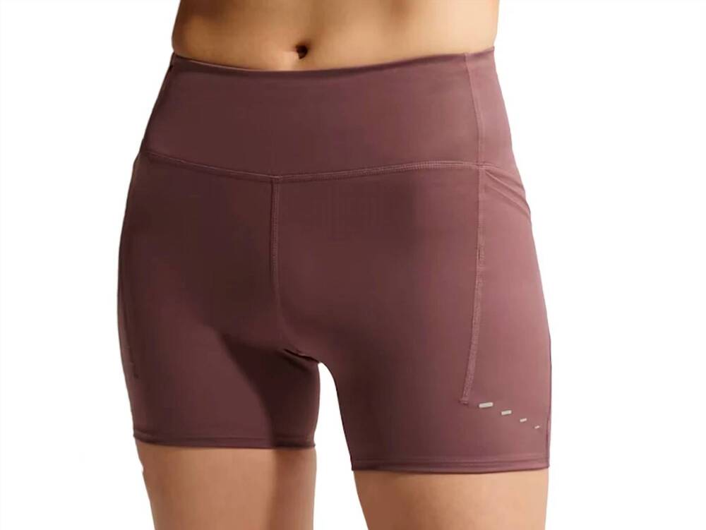 NEW NIKE swift high-waisted tight running shorts with pockets in tattoo